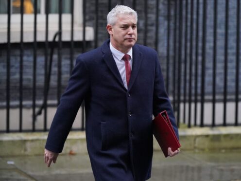 Environment Secretary Steve Barclay, leaves 10 Downing Street, London, following a Cabinet meeting (Jonathan Brady/PA)