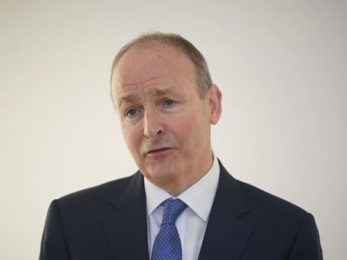 Deputy premier Micheal Martin said the support was ‘urgently needed’ by the Palestinian people (Niall Carson/PA)