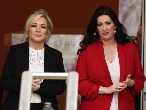 First Minister Michelle O’Neill, left, and deputy First Minister Emma Little-Pengelly will take part in a series of St Patrick’s Day engagements (Liam McBurney/PA)