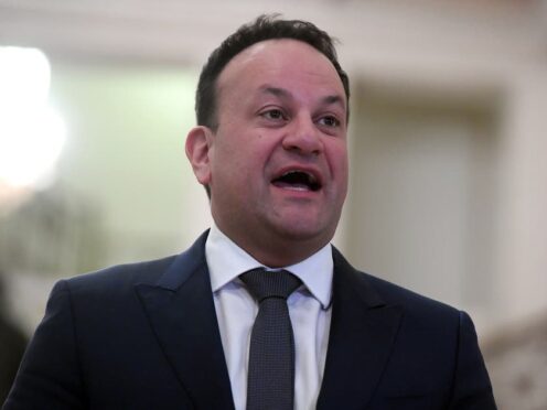 Taoiseach Leo Varadkar is on a week-long visit to the US for St Patrick’s Day celebrations (Oliver McVeigh/PA)