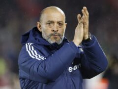 Nottingham Forest boss Nuno Espirito Santo admits Saturday’s game at Luton is a vital one (Richard Sellers/PA)