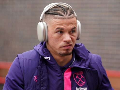 Kalvin Phillips’ difficult loan at West Ham continued on Saturday (Mike Egerton/PA)