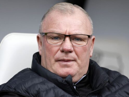 Stevenage manager Steve Evans saw his side held by Fleetwood (Nigel French/PA)