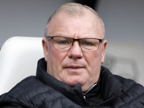 Steve Evans saw his side held by Lincoln (Nigel French/PA).