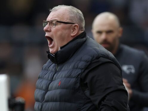 Stevenage manager Steve Evans was not happy with his side’s display against Fleetwood (Nigel French/PA)
