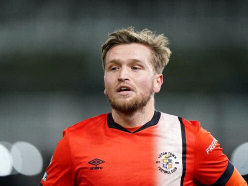Luke Berry has now scored in all four divisions for Luton (Bradley Collyer/PA)