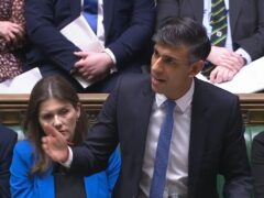 Prime Minister Rishi Sunak told MPs last week that a ceasefire which sees a collapse back into fighting is ‘not in anyone’s interest’ (House of Commons/UK Parliament/PA)