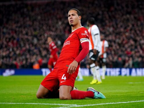 Liverpool captain Virgil van Dijk takes inspiration from some of the world’s greatest sportsmen (Peter Byrne/PA)