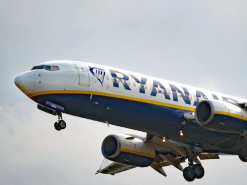 Ryanair said it will cancel flights this summer due to delays in aircraft deliveries (Nicholas T Ansell/PA)