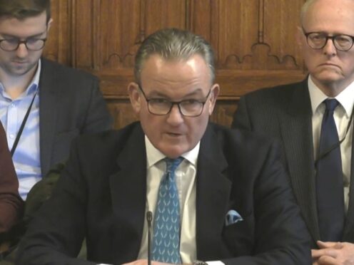 Sacked borders watchdog David Neal gave evidence to the House of Lords’ Justice and Home Affairs Committee (House of Commons/UK Parliament/PA)