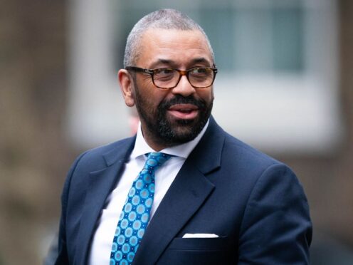 Home Secretary James Cleverly (James Manning/PA)