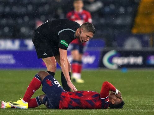 Rangers’ Oscar Cortes is out with a muscle injury (Andrew Milligan/PA)