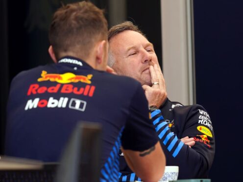 Red Bull Racing team principal Christian Horner in the Bahrain paddock on Friday (David Davies/PA)