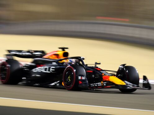 Max Verstappen took the first pole position of the 2024 season in Bahrain (David Davies/PA)