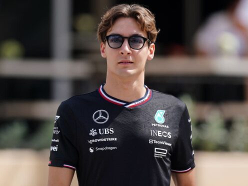 Mercedes’ George Russell was speaking ahead of this week’s Saudi Arabian Grand Prix (David Davies/PA)