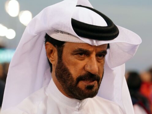 Mohammed Ben Sulayem is the president of the FIA (David Davies/PA)