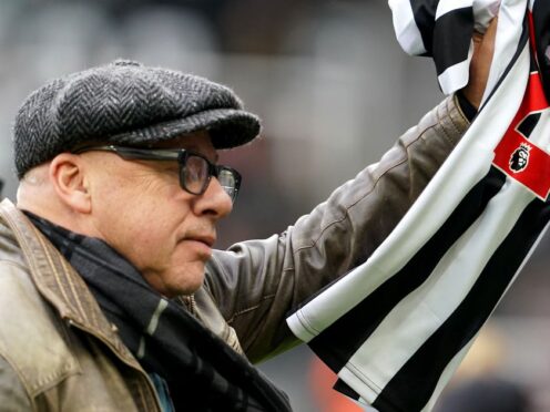 Singer-songwriter Mark Knopfler poses for photographers at the ground ahead of the Premier League match at St. James’ Park, Newcastle upon Tyne. Picture date: Saturday March 2, 2024.