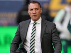 Brendan Rodgers was not a happy man after Celtic’s defeat (Andrew Milligan/PA)