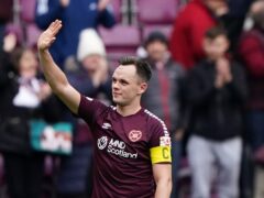 Lawrence Shankland scored his 27th goal of the season on Sunday (Andrew Milligan/PA)