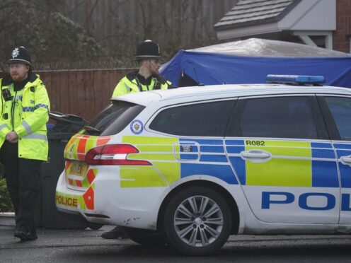 Police at the scene in Robin Close, Rowley Regis, in Sandwell (Jacob King/PA)