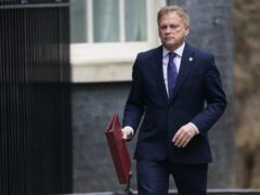 The plane had been carrying Defence Secretary Grant Shapps on his way back from Poland (James Manning/PA)