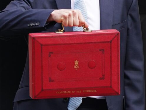 Chancellor of the Exchequer Jeremy Hunt leaves 11 Downing Street with his ministerial box (James Manning/PA)
