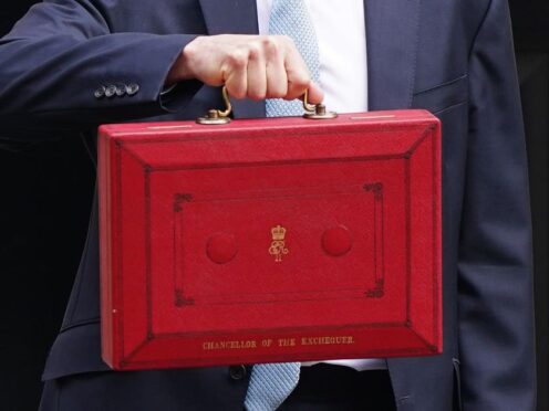 Chancellor of the Exchequer Jeremy Hunt’s red box (James Manning/PA)