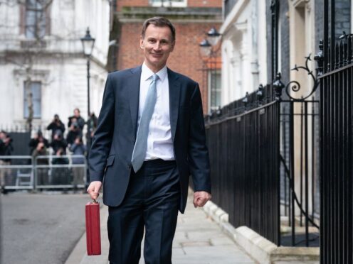 Chancellor Jeremy Hunt has conceded the newly-stated Conservative aim to end national insurance altogether will not happen ‘any time soon’ (Stefan Rousseau/PA)