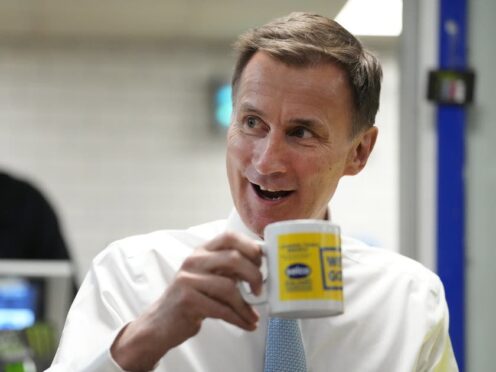 Chancellor of the Exchequer Jeremy Hunt (Kirsty Wigglesworth/PA)