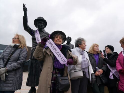 Campaigners for Women Against State Pension Inequality (Waspi) have called for politicians to commit to compensating them in line with recommendations from the Ombudsman. (Andrew Milligan/PA)