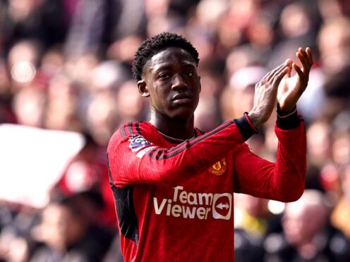 Kobbie Mainoo has quickly become a key player at Manchester United (Martin Rickett/PA)