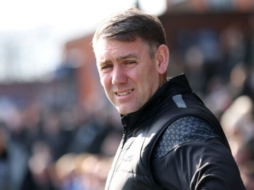 Dave Challinor’s Stockport beat Forest Green (Barrington Coombs/PA)