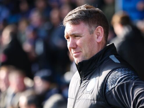 Dave Challinor wants Stockport to make their victory MK Dons a ‘statement win’ (Barrington Coombs/PA)
