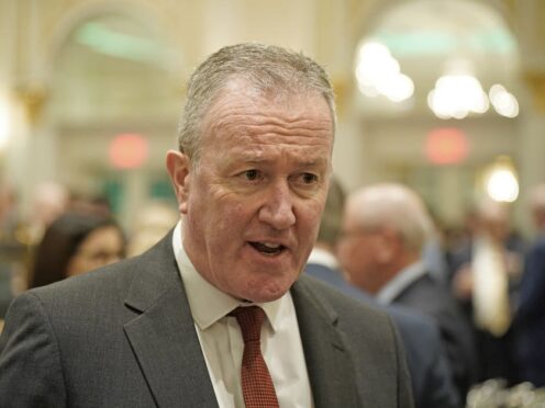 Northern Ireland Economy Minister Conor Murphy attends the Northern Ireland Bureau breakfast at the Waldorf Astoria Hotel, in Washington DC, during his visit to the US for St Patrick’s Day (Niall Carson/PA)