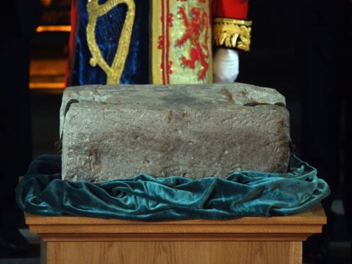 The ancient piece of sandstone is associated with royal coronations (Mike Boyd/PA)