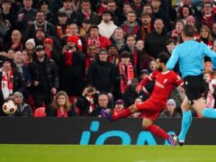 Mohamed Salah made some Liverpool history (Peter Byrne/PA)