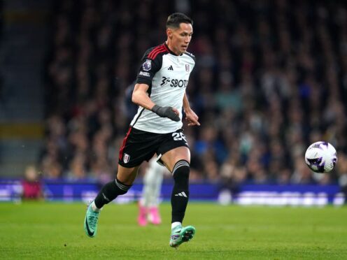 Fulham’s Sasa Lukic is looking forward to Serbia’s clash with England this summer (Adam Davy/PA)