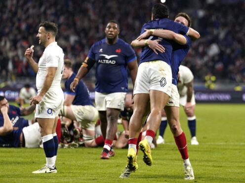 France claimed a last-gasp win over England (Andrew Matthews/PA)