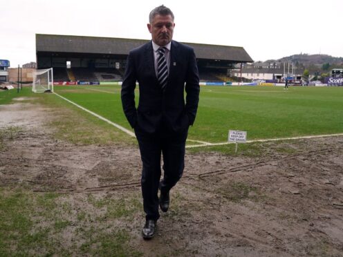 Dundee manager Tony Docherty hailed the “bravery” of his side (Andrew Milligan/PA)