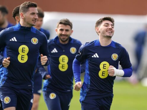 Scotland’s Billy Gilmour (right) (Andrew Milligan/PA)