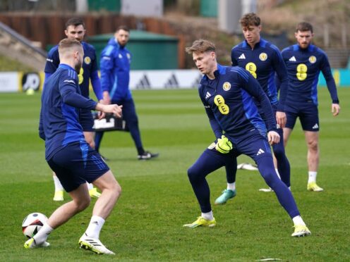 Scotland’s players have impressed boss Steve Clarke with their training levels (Andrew Milligan/PA)
