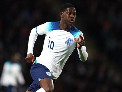 Kobbie Mainoo has been called into the England squad (Mike Egerton/PA)