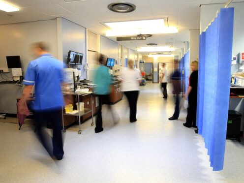NHS data for England shows more than 1.5 million patients waited 12 hours or more in major emergency departments in 2023 (PA)