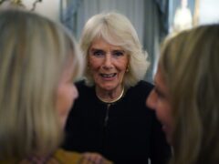 Queen Camilla during a reception to mark the findings of a new research study commissioned by The Queen’s Reading Room charity, at Clarence House in London (Yui Mok/PA)