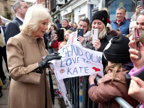 The Queen receives a message of support for the Princess of Wales (Chris Jackson/PA)