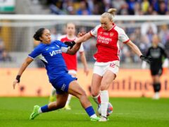 Frida Maanum in action against Chelsea (David Davies/PA)