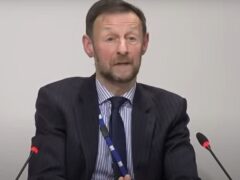 Allister Purdie, Scottish Prison Service director of operations, gave evidence at the Scottish Covid-19 Inquiry (Scottish Covid-19 Inquiry/PA)
