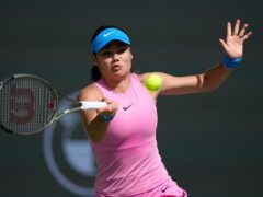 Emma Raducanu showed positive signs in Indian Wells last week (Mark J. Terrill/AP)