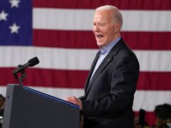 President Joe Biden addressed supporters in Atlanta (AP)