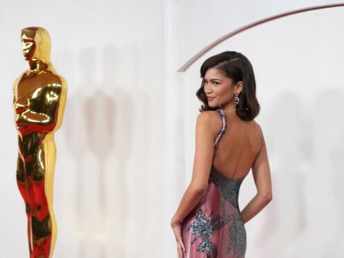 Zendaya arrives at the Oscars (Jordan Strauss/Invision/AP)